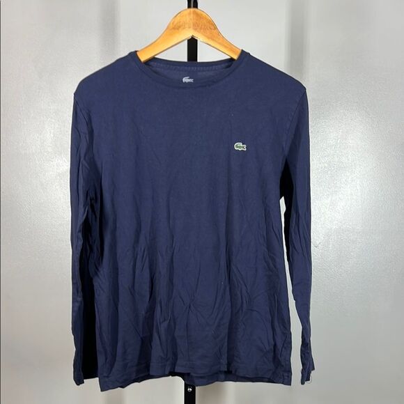 Lacoste Blue Long Sleeve Tee - Picture 1 of 4